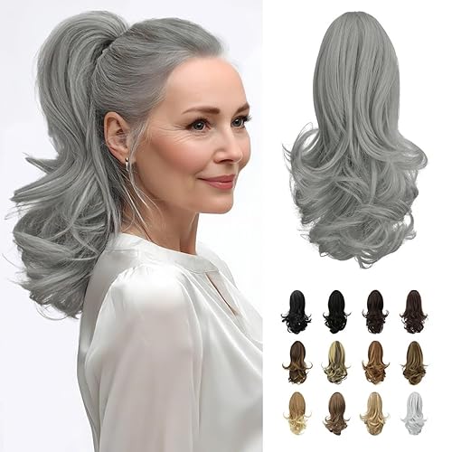 Miniatura 28 de Sofeiyan - Extensión de cola de caballo de 13.0 pulgadas, rizada y larga, con pinza, extensiones de pelo sintético de aspecto natural para mujer