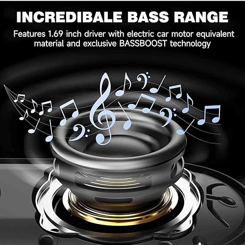 Miniatura 2 de UrbanX Altavoz Bluetooth 5.0 ultraportátil con clip, tiempo de reproducción de 12 horas, altavoz compacto con sonido grande, graves intensos,