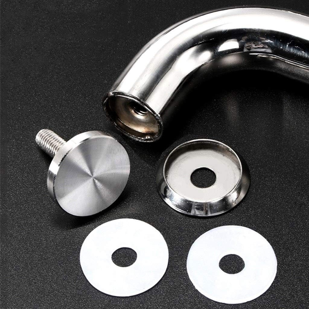 Shower Door Handle Parts, Glass Door-Knobs, 185mm.225mm.275mm Hole Centres Optional, Chrome Stainless Steel, Suitable for Shower Enclosures, Bathroom,Kitchen (Size : 225mm+425mm)
