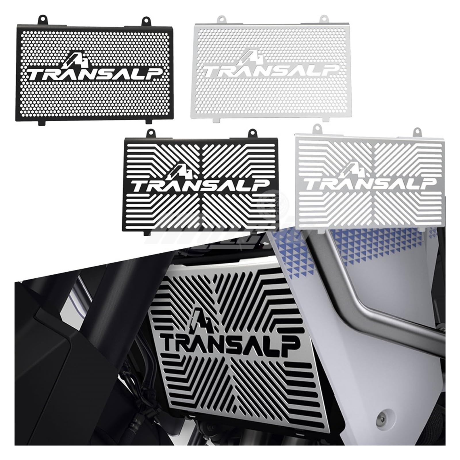 Grille de Radiateur de Moto Grille De Protection Radiateur en Aluminium pour Moto pour XL750 pour Transalp 750 (modèles 2023, 2024 Et 2025)
