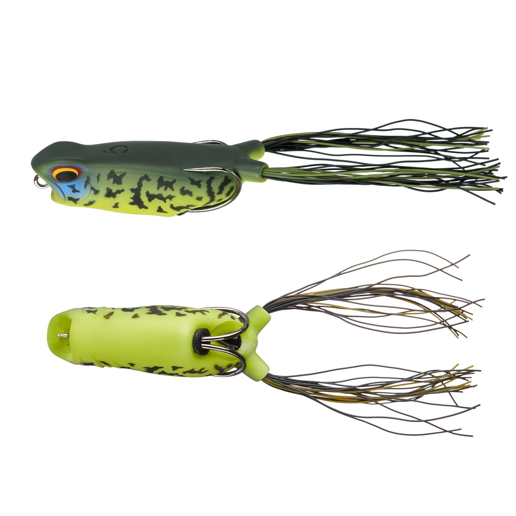 6th Sense – Vega Hollow Body Frog Topwater Bass Fishing Lure with 5/0 Black Nickel Hook for Walking, Popping & Skipping