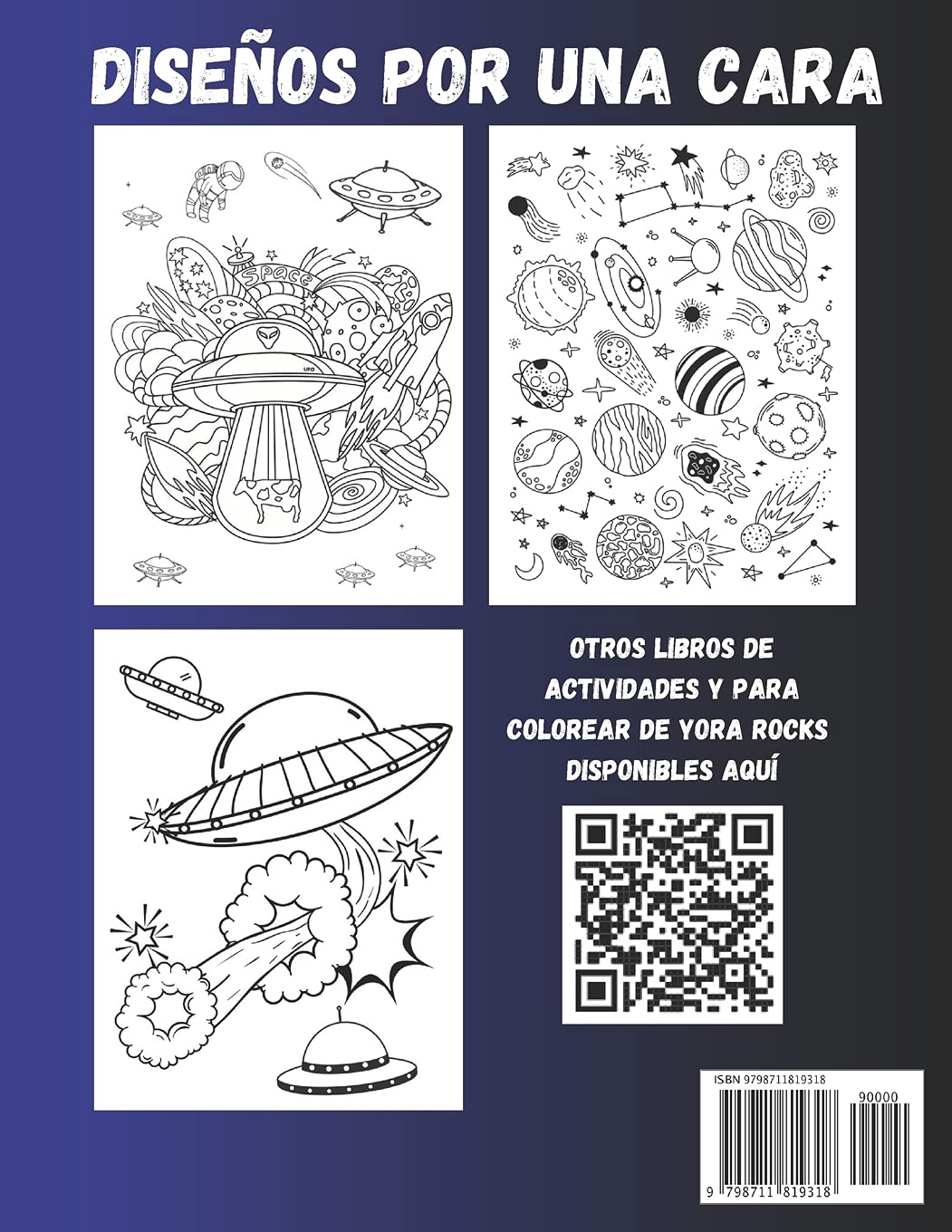 Mi Primer Libro De Naves Espaciales Para Colorear 50 Paginas ...