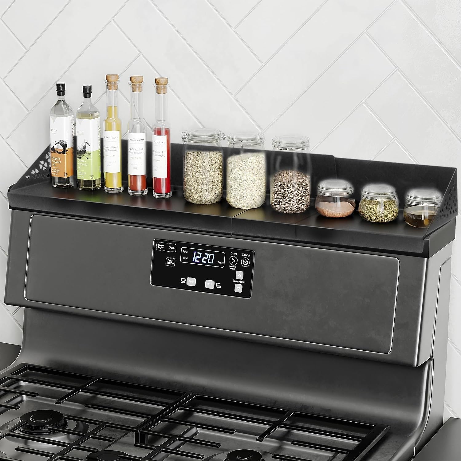 Stove Top Shelf Anti Slip Tape Stove Top Shelf Stainless Steel