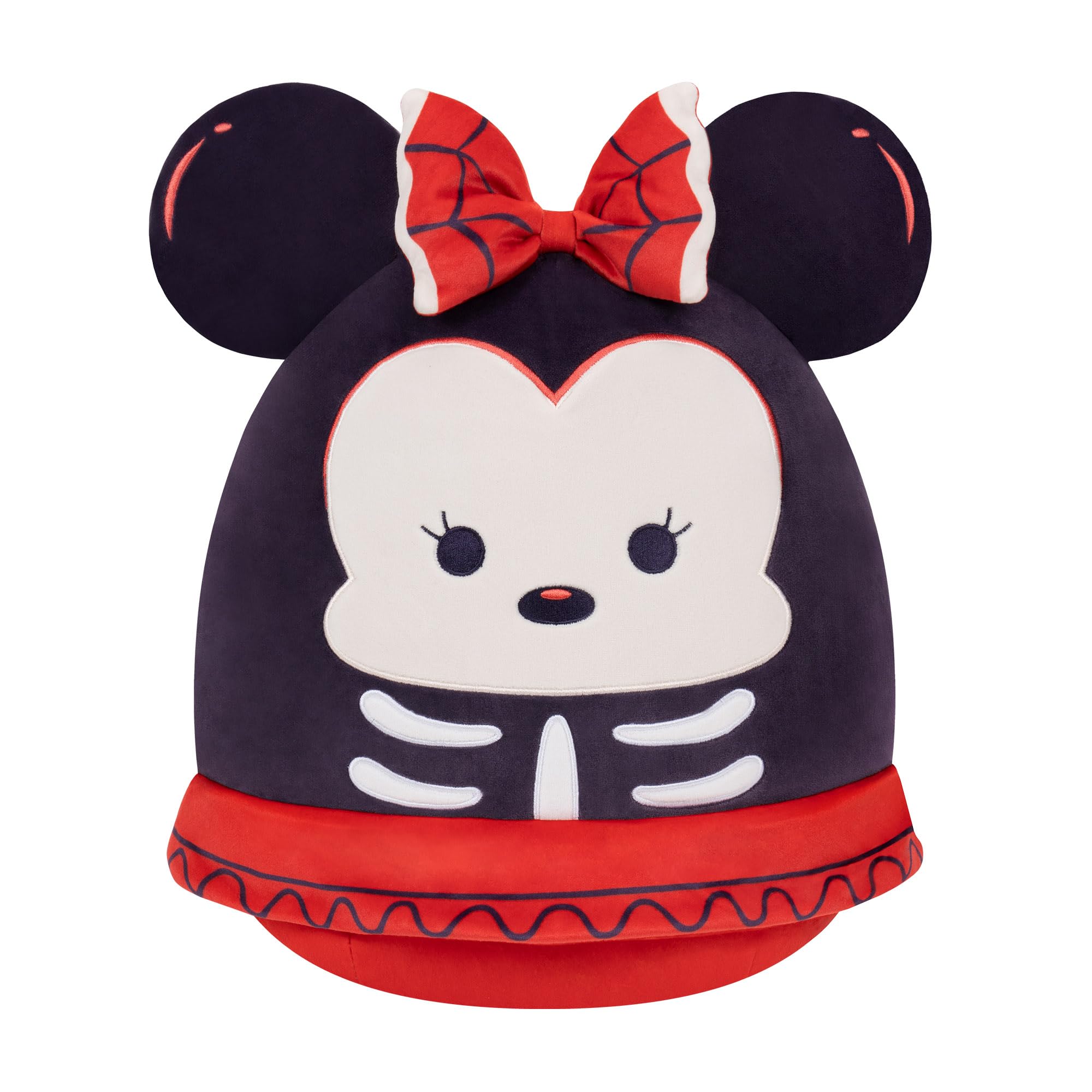 Squishmallows Original 8-Inch Disney Skeleton Minnie Mouse – Official Jazwares Halloween Plush (Little)