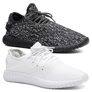 Kit 2 Pares Tênis Masculino Yzy Esportivo