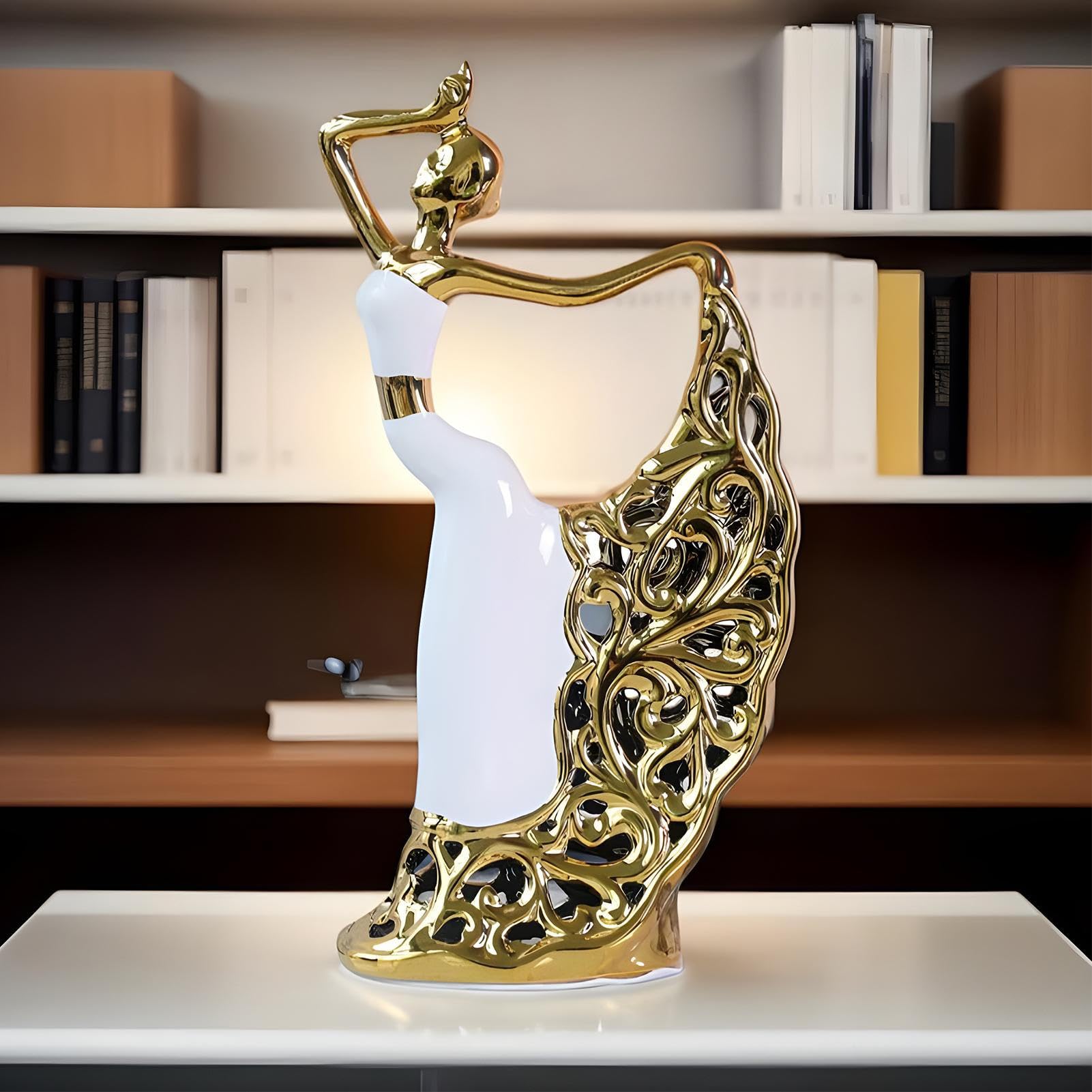 Figura Decorativa de Bailarina Figuras Cerámicas De Bailarinas Clásicas