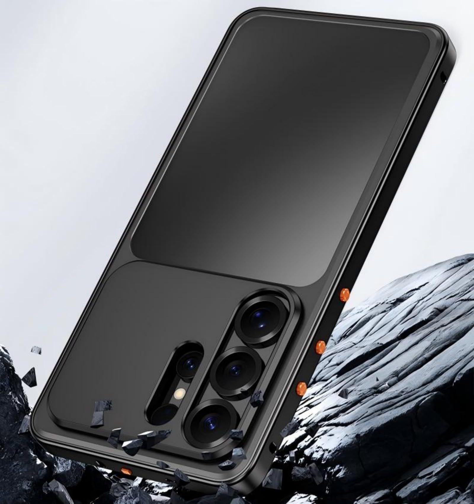 Etui do S26 Ultra Cover + osłona obiektywu + bezprzewodowe ładowanie Skin Feel, obudowa pancerna do Samsung Galaxy S26 Ultra (3)