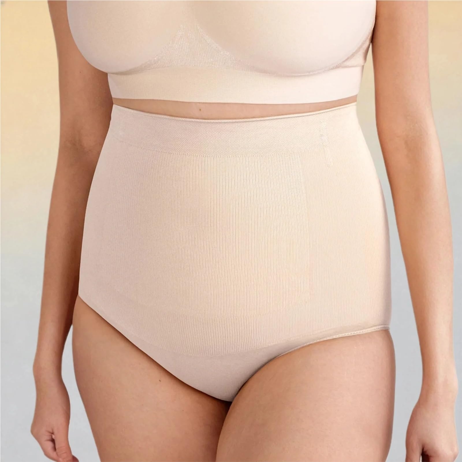 Faja Reductora Mujer Bragas Moldeadoras de Cintura Alta Talla Grande for Mujer, Bragas elevación Cadera Antideslizantes Silicona sin Costuras con Control Barriga
