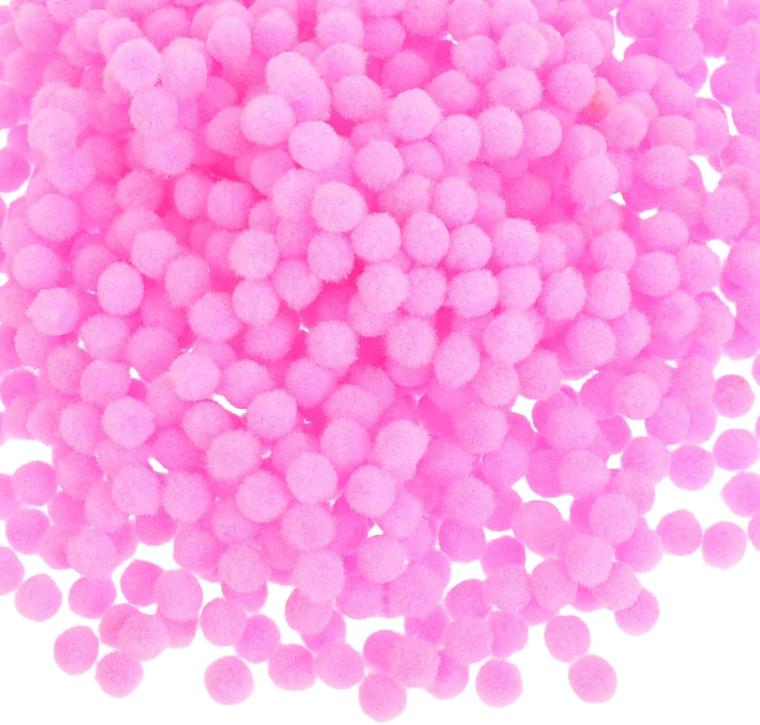 NIYANGLE 10000pcs Multicolor Pom Poms Soft Fluffy Decorative Craft Balls for DIY Handmade Creative Projects Home Decoration