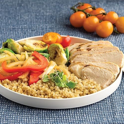 Miniatura 4 de Nordic Ware Plato de almuerzo de 8 pulgadas, juego de 2, blanco, polipropileno apto para microondas