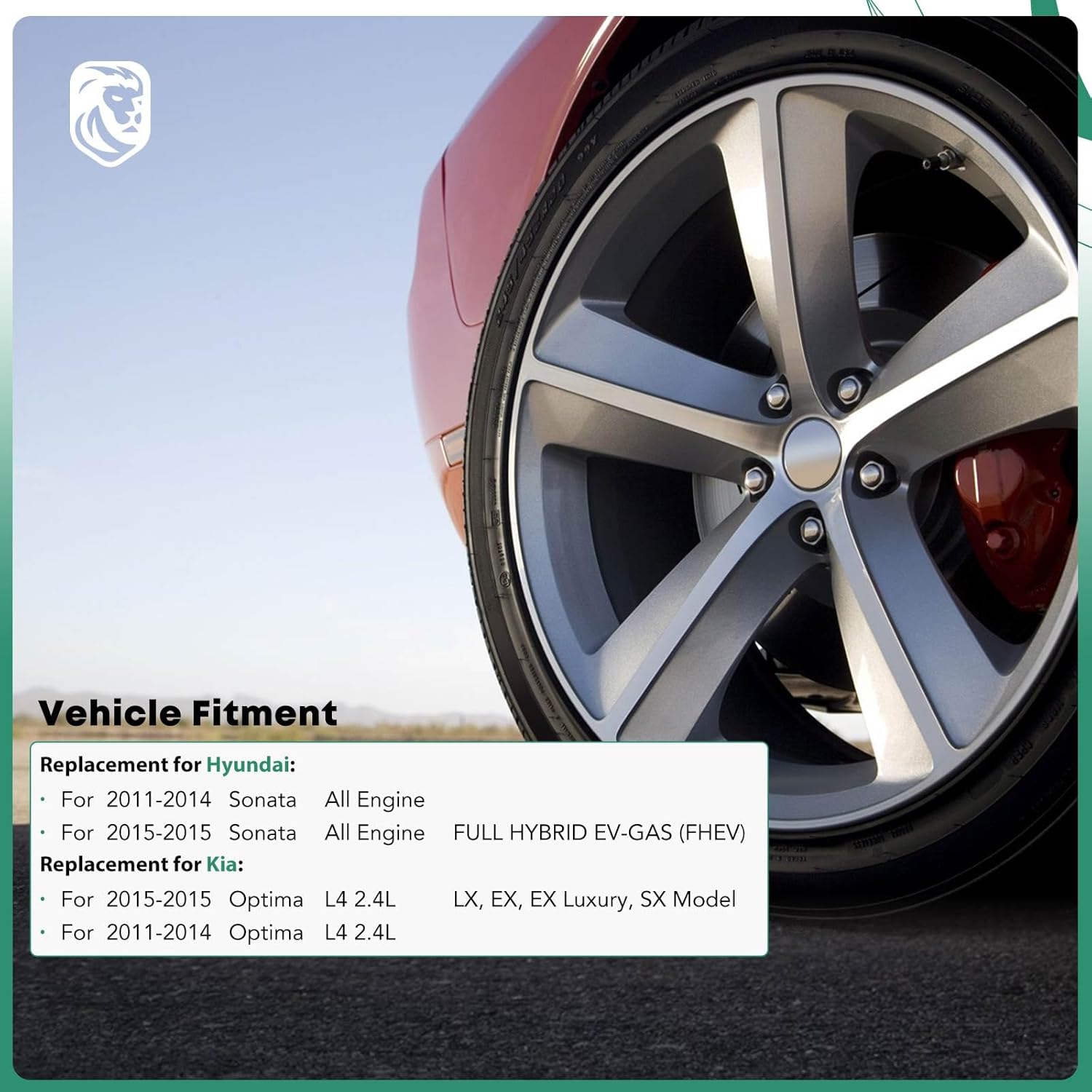 YHTAUTO Rear Side Disc Brake Calipers with Bracket Replacement for Hyundai Kia Model, Sonata Optima 2011-2015 L4 2.0L 2.4L, Rear Driver Passenger Pair Caliper Assembly Set of 2, Replace# 196456 196457