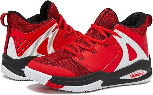 AND1 Takeoff 3.0 - Tenis de baloncesto para niños, tenis de caña media para niños, niños pequeños de 1 a 7 años