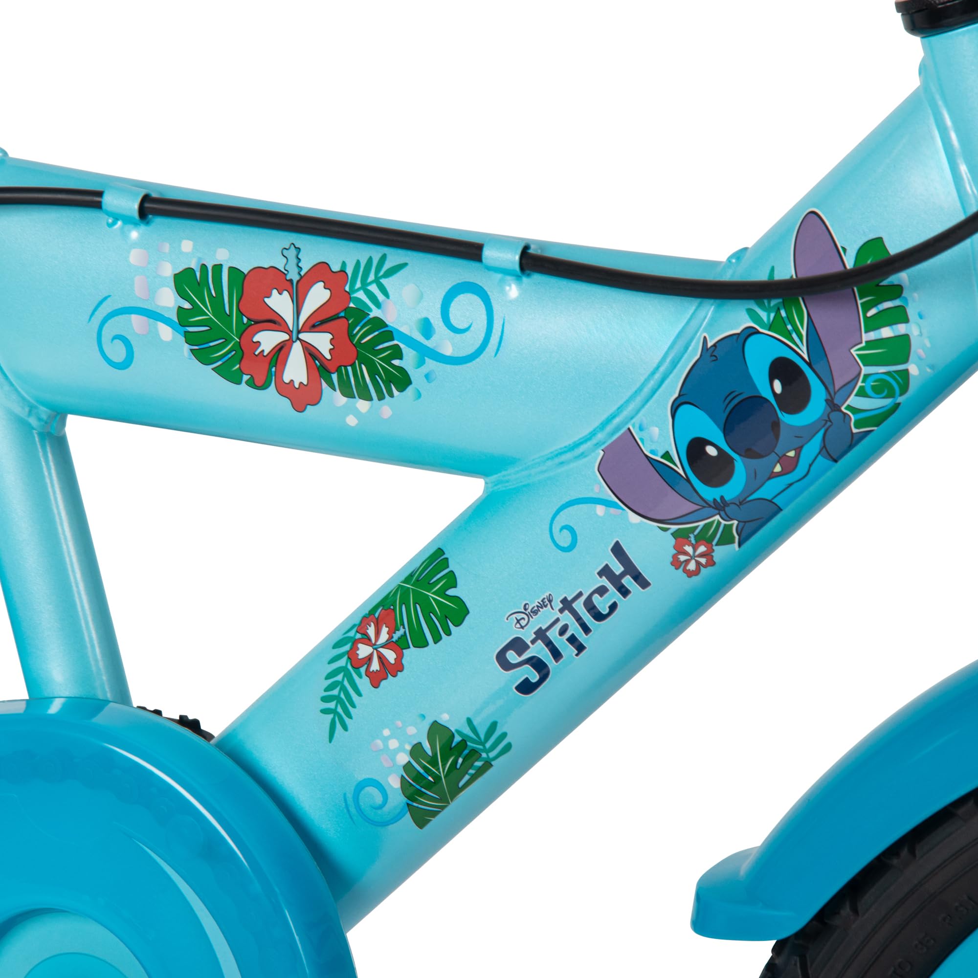Huffy Disney Stitch - Bicicleta Infantil (12/14/16", con Ruedas)