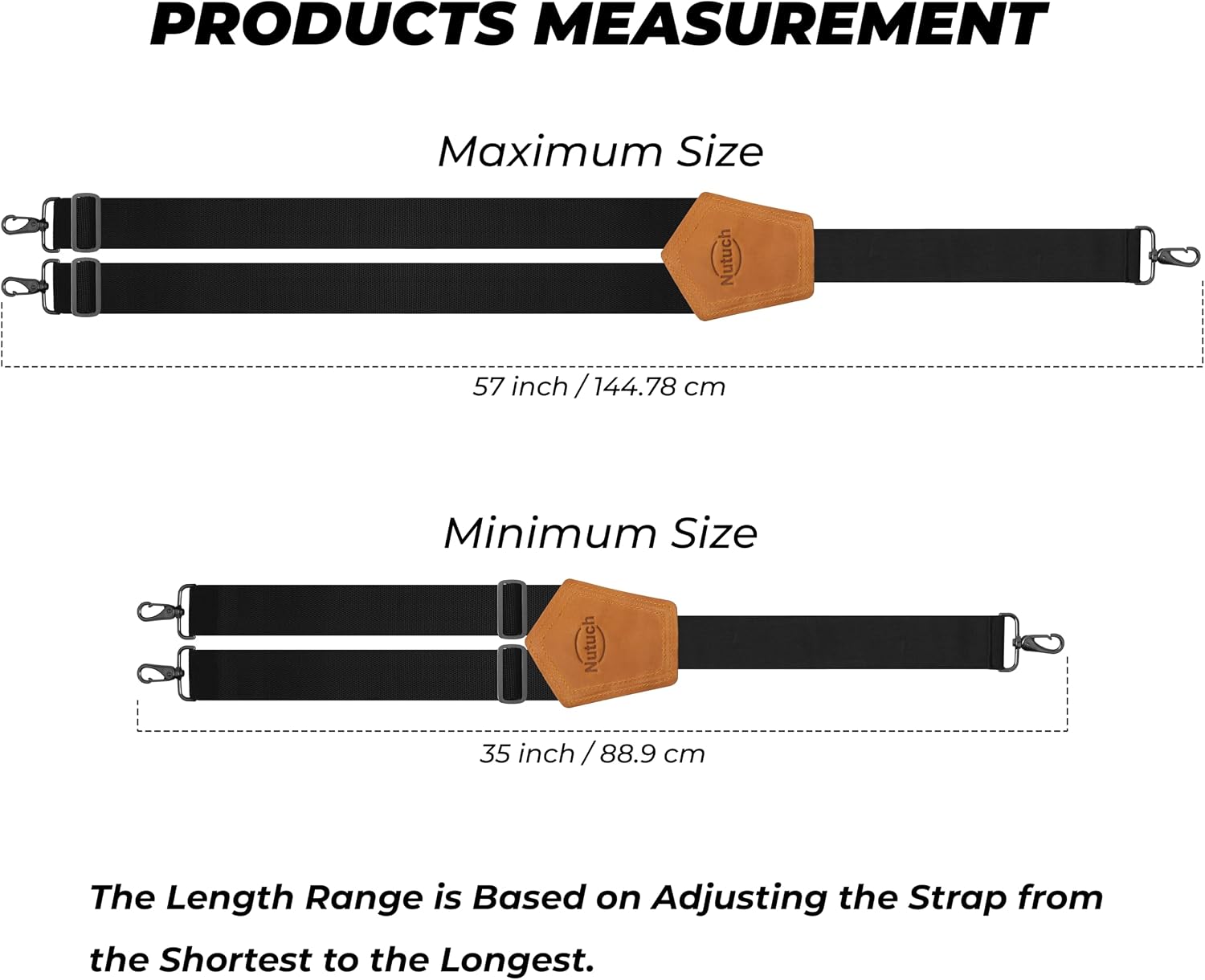Black Suspender for Men | Heavy Duty adjustable Dress Suspender | Snap Hooks for Belt Loop | Mens Suspenders for Jeans