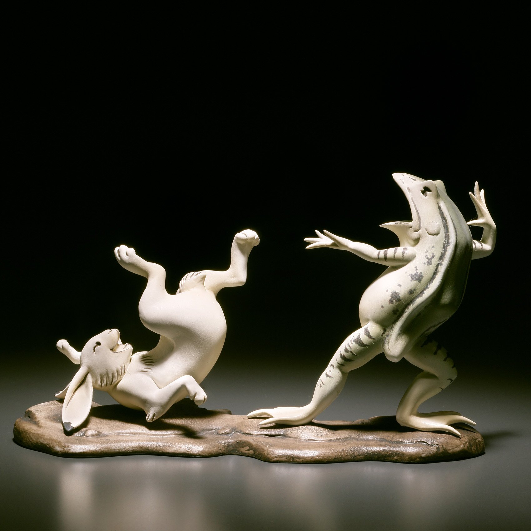 鳥獣戯画 美術作品立体図鑑 【希少】海洋堂 フィギュア 海洋堂美術作品立体図鑑『鳥獣 切手・趣味の通信販売｜スタマガネット 正規品 その他
