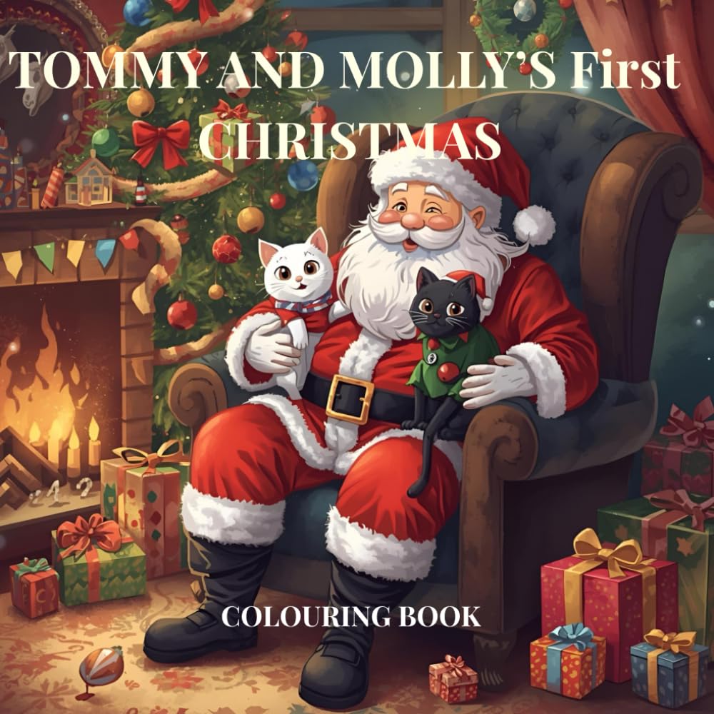 Tommy and Molly's First Christmas: Colouring Book for Christmas