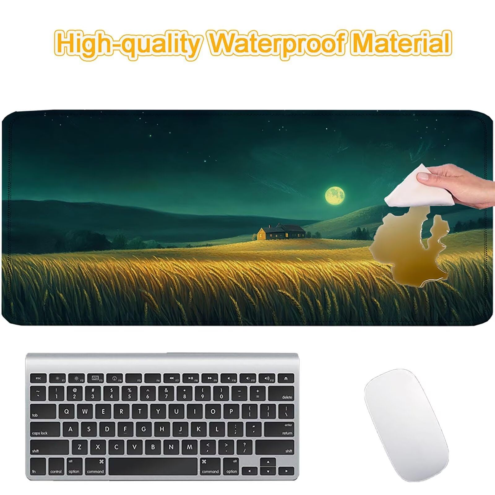 Tappetino Mouse 900x450mm | Superficie Ultra-Liscia | blu 0-z602