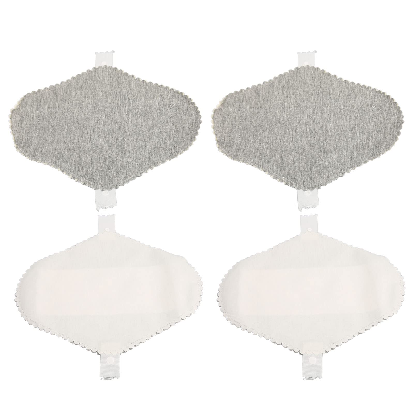 Protegeslips de Tela de Grafeno Altamente Absorbente Transpirable Reciclable 4 Compresas Sanitarias Lavables para Mujer Período Menstrual (M)