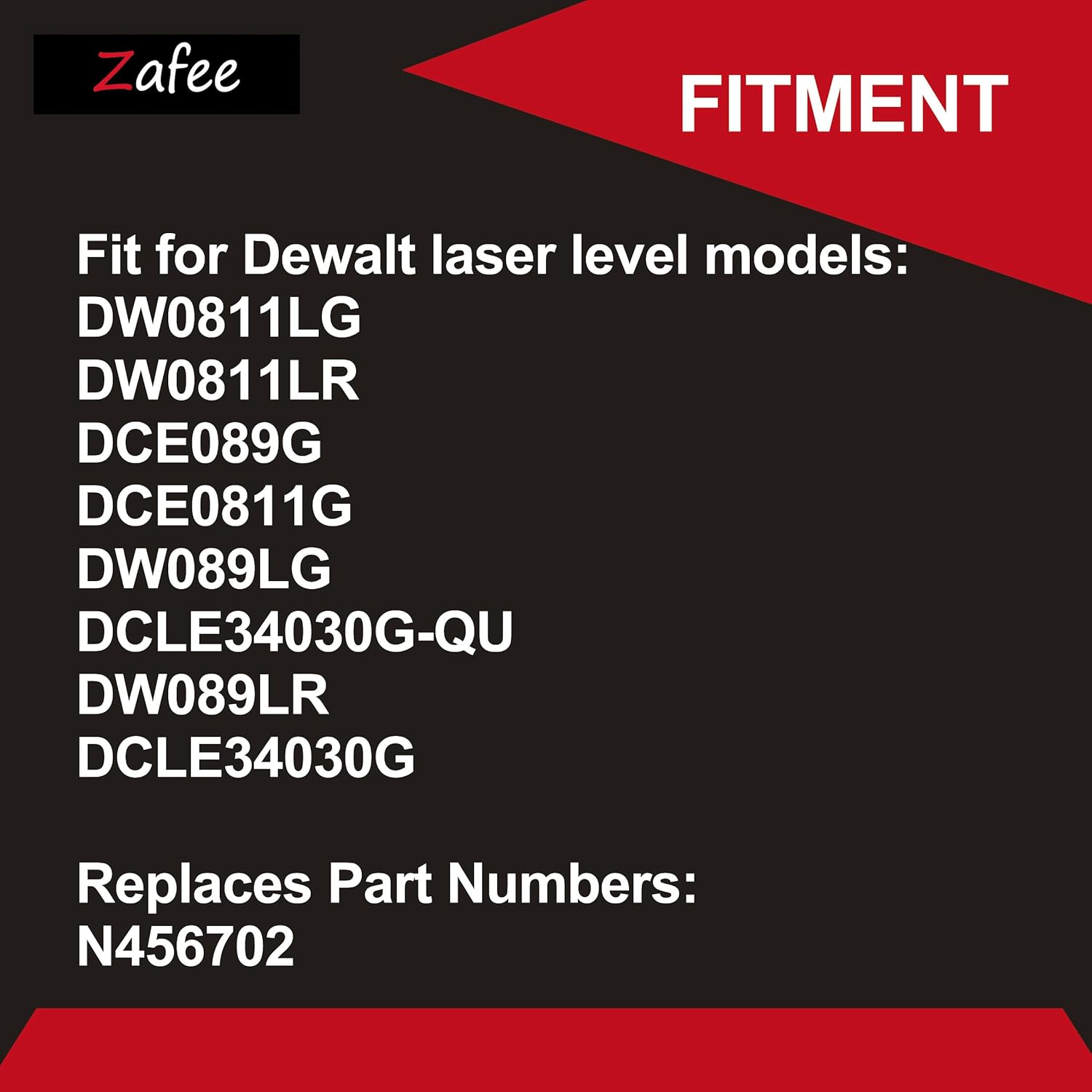 3 Pack N456702 Laser Level Window Replacement for DeWalt DW0811LG DW0811LR DCE089G DCE0811G DW089LG DCLE34030G-QU DW089LR DCLE34030G