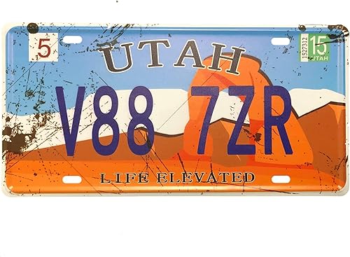 Miniatura 13 de Placa de matrícula de Wyoming de aluminio, placa decorativa de automóvil novedosa, placas de matrícula de 12"x6" para el frente del automóvil, placa