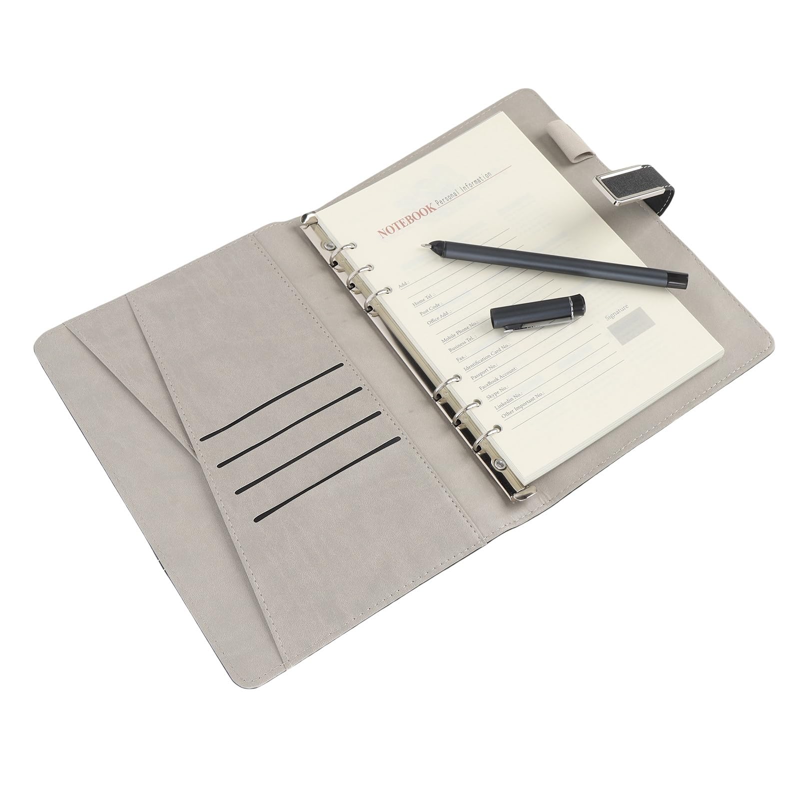 Sxhlseller Smart Digital Pen Notebook Set, Digitales Notizbuch mit Stift - Echtzeit Synchronisations und Textkonvertierung, OCR-Erkennung, Cloud-Speicher für Notizen und Zeichnen (Black)