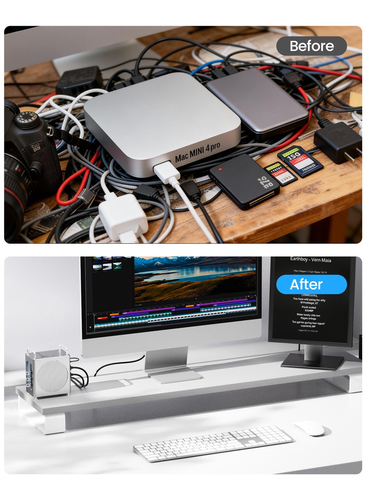 ACASIS Dock de transmissão ultrarrápida para Mac mini M4 de 40