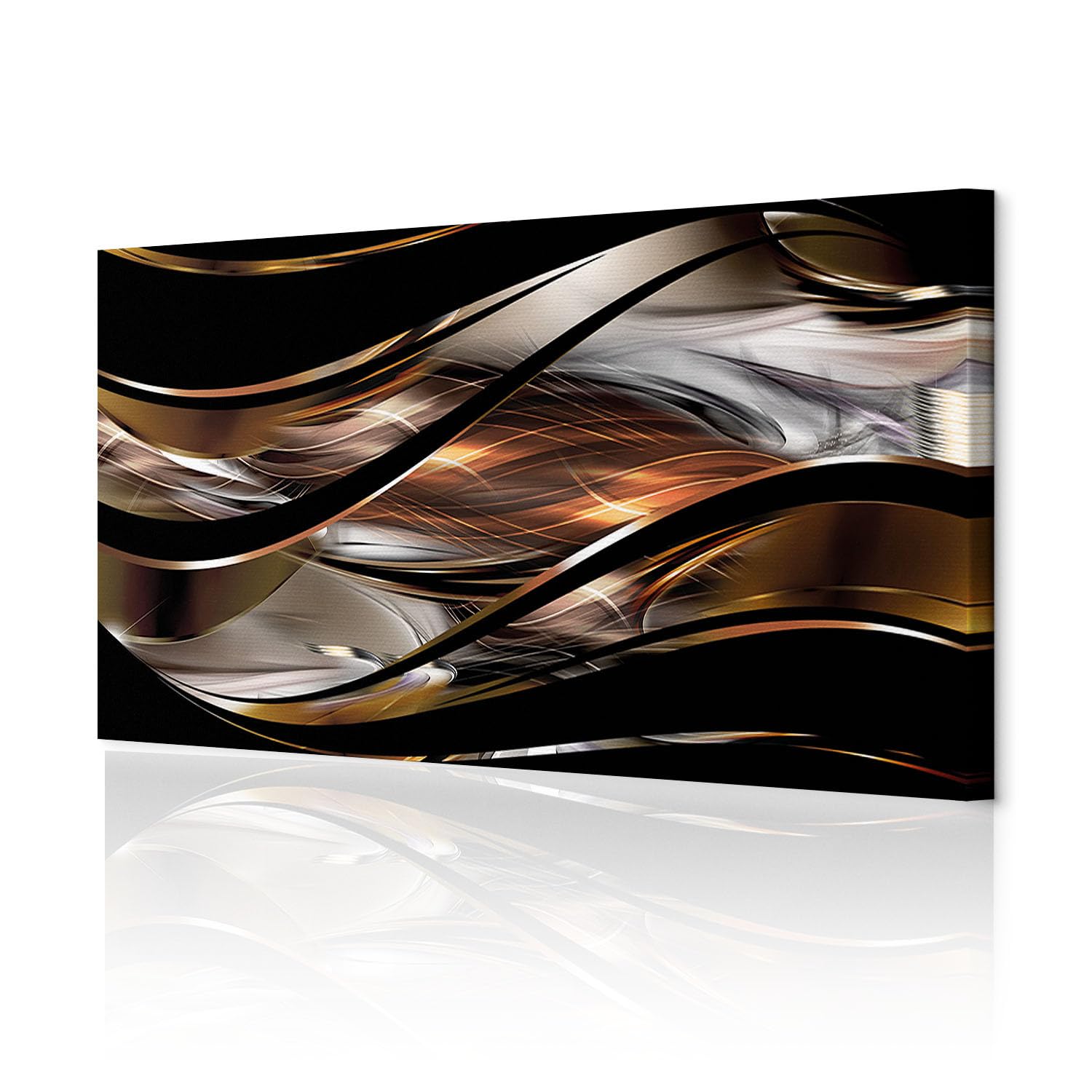 decomonkey Wandbilder Abstrakt 150x50 cm 1 Teilig Leinwandbilder Kunstdruck
