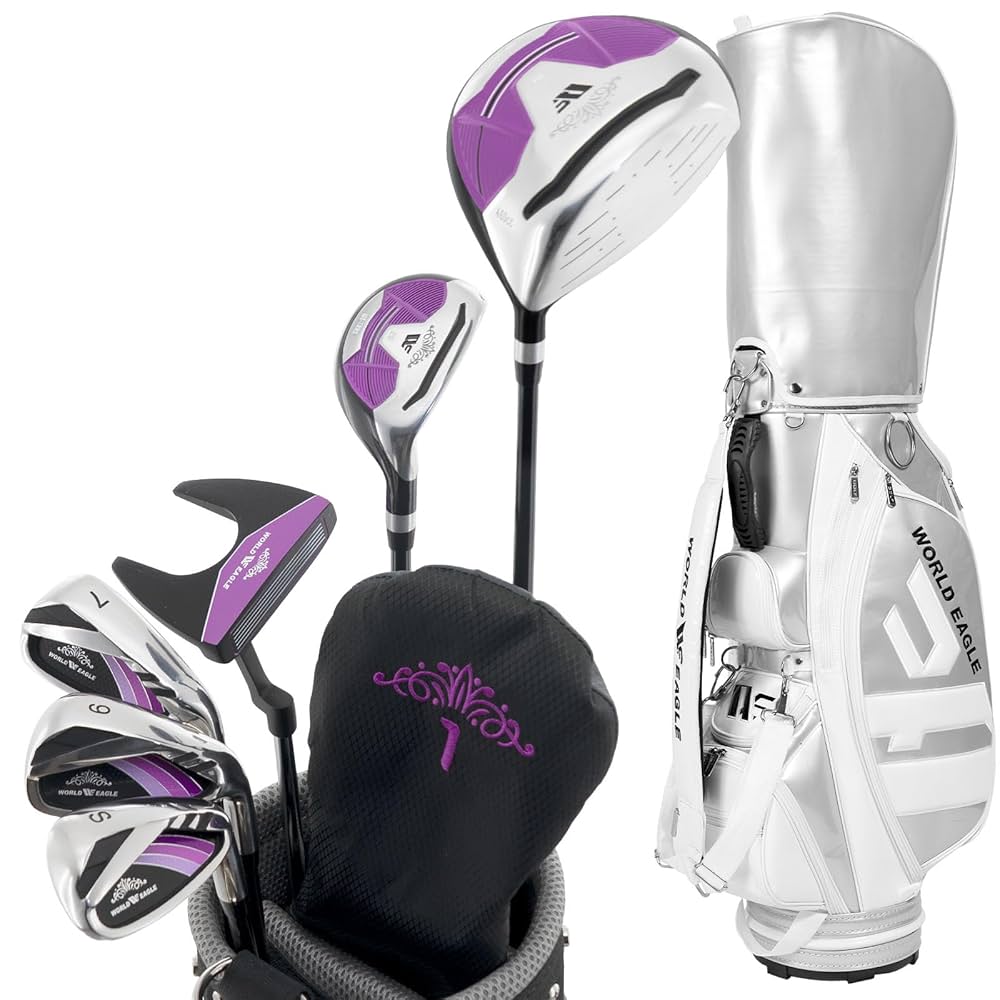 5.初心者オススメ　ゴルフクラブ　レディースセット　キャディーバッグ付き 4.初心者オススメ ゴルフクラブ レディースセット キャディー