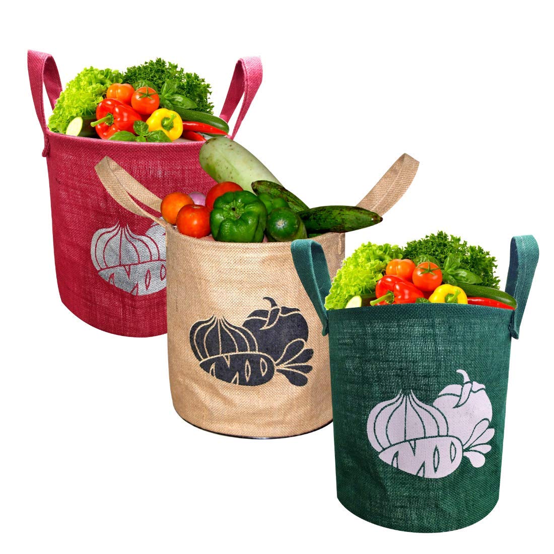 Green Vegetable Baskets - Keep Produce Fresh -7
