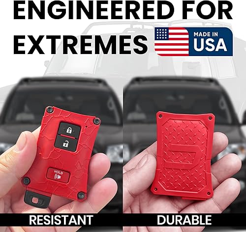 Vista 61 de Carcasa para llavero de automóvil, accesorio solo compatible con control remoto de vehículo sin llave, hecha en los Estados Unidos