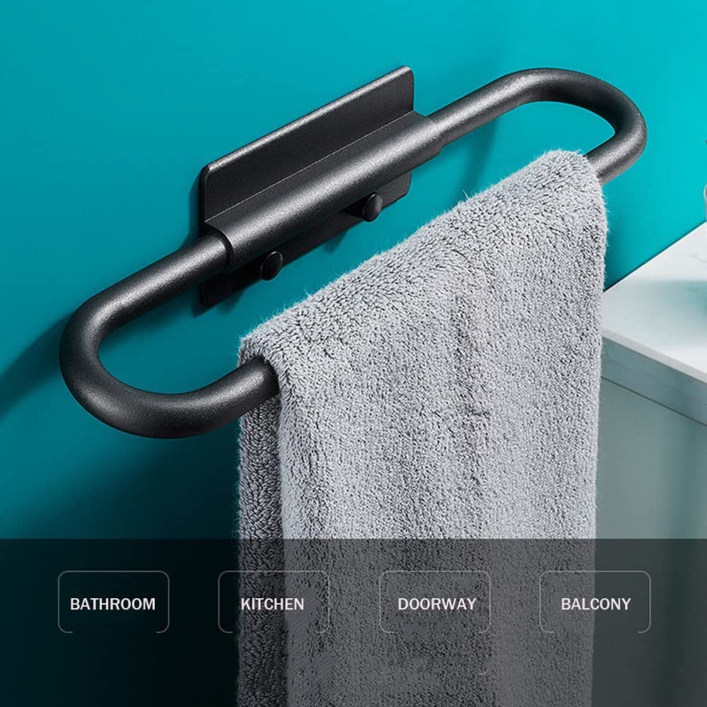 Anillo de Toalla Ovalado, Soporte de Toalla de Mano de Aluminio para baño, Inodoro, Cocina, casa, decoración de Hotel, montado en la Pared