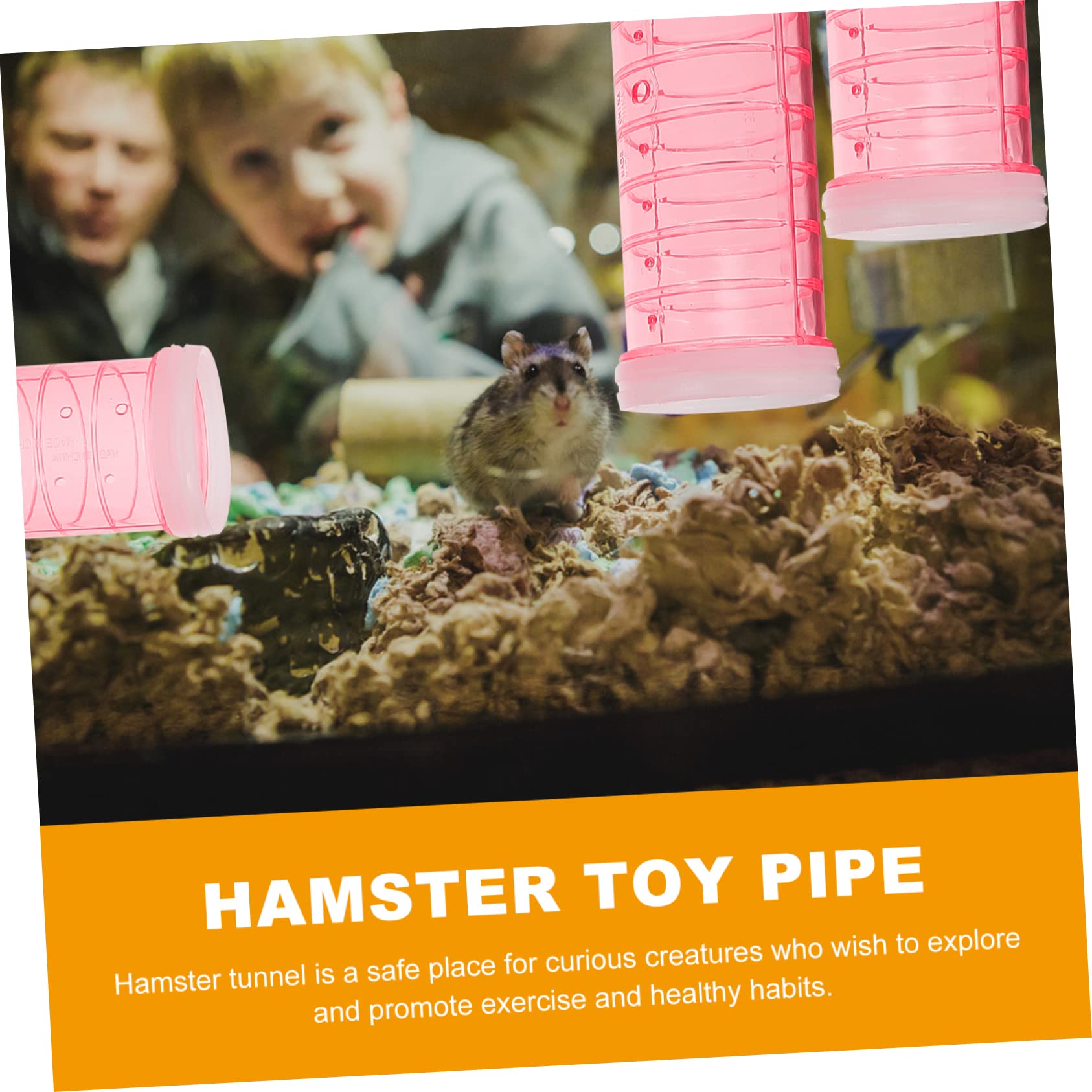 Hamsterkäfigzubehör Kunststoffrohr Selbstgemacht Verbindungsplatte 12 Stück