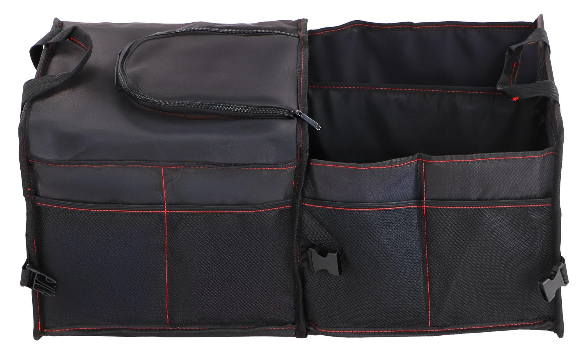 CAR COMPACT 5L THERMO | Organizer da bagagliaio pieghevole con borsa termica da 18L | 5 scomparti