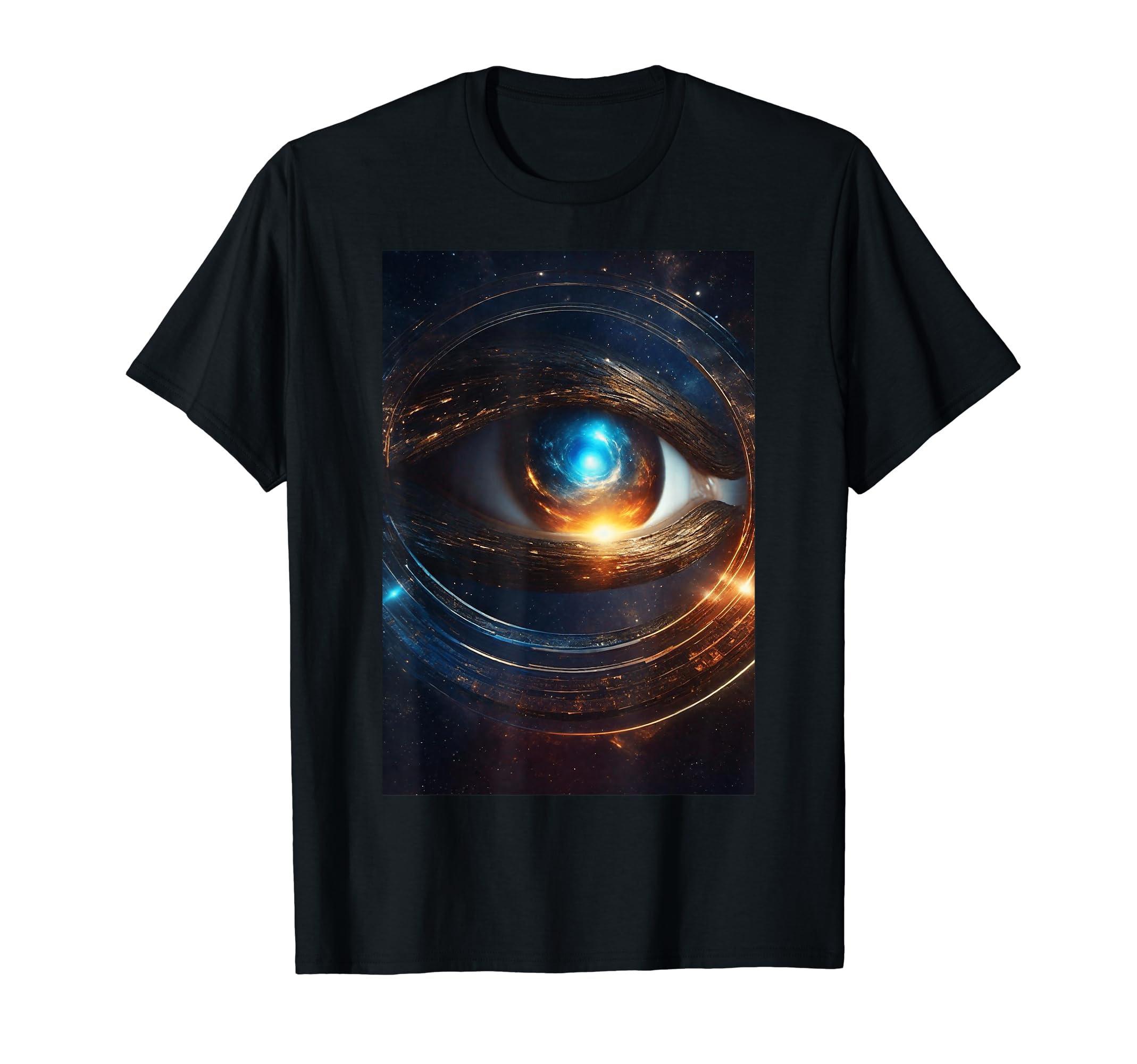 Cosmic Visitations - Watching Eye Surreal GraphicsCosmic Distant Space Trippy Spacedust Alien Eye Graphic T-Shirt