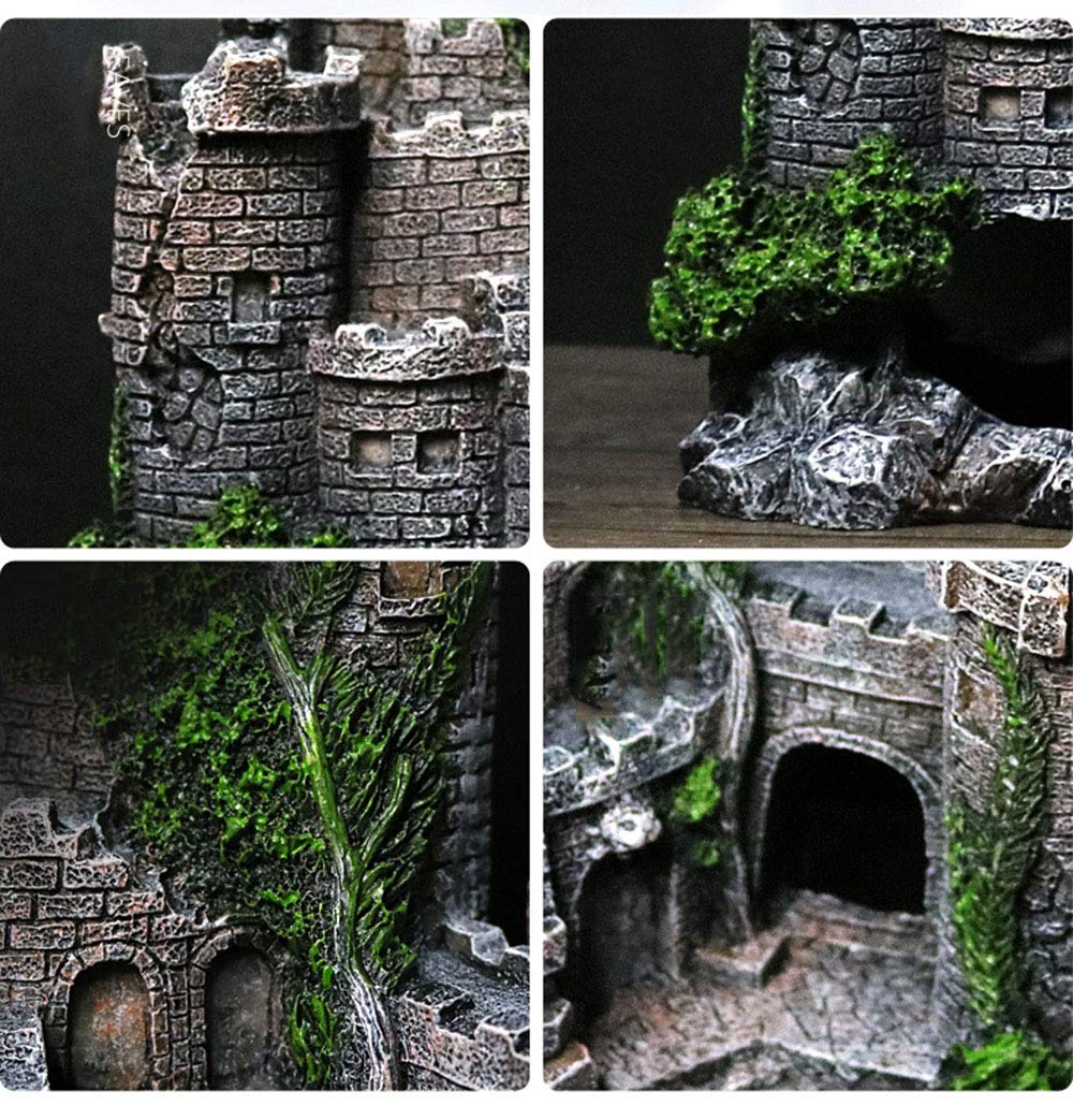 Decorazioni Acquario, Simulazioni in Resina, Ornamento Artificiale, Paesaggio Grotta, Decoro e Accessori per Esterni