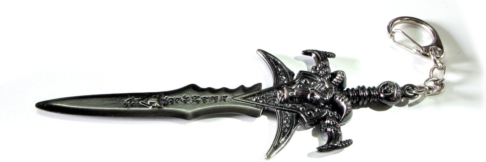 Kenacer(TM) Imitation weapons keychain , Silver Gray - Frostmourne (B 500-025)