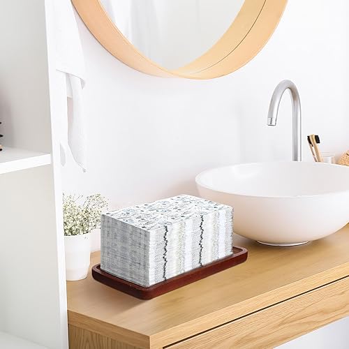 Miniatura 90 de Seajan 200 servilletas de papel de cuervo y gato, toallas de mano desechables para baño, toallas desechables para invitados de primavera y verano