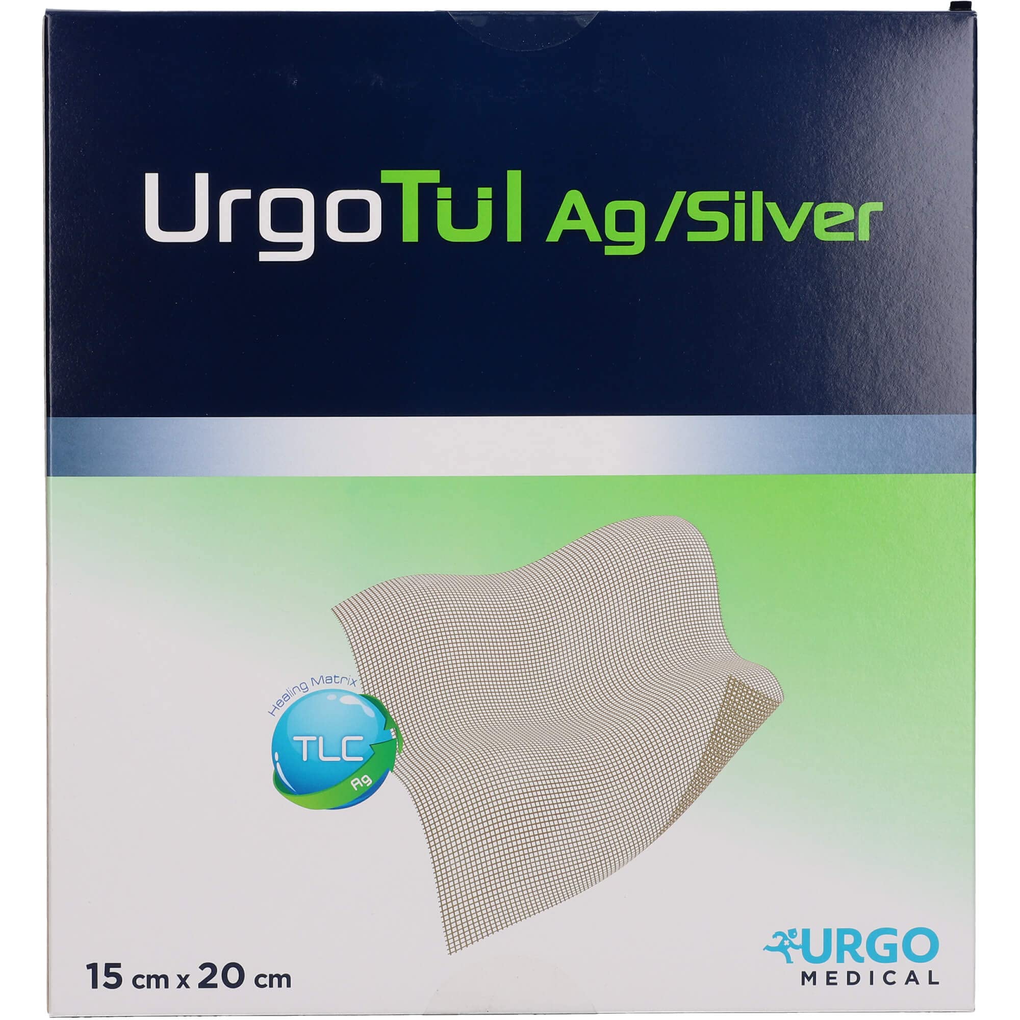 Urgotül Silver, Lipidokolloid-Wundauflage mit Silbersalz, 5 pzas Gasa para heridas