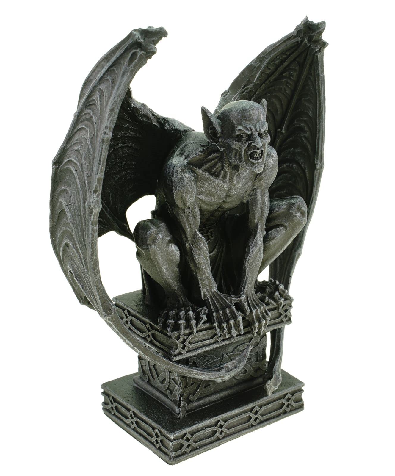 Vogler Medianoche Demonio con Oscilante sobre Base Dämon Gárgola 19CM Figura