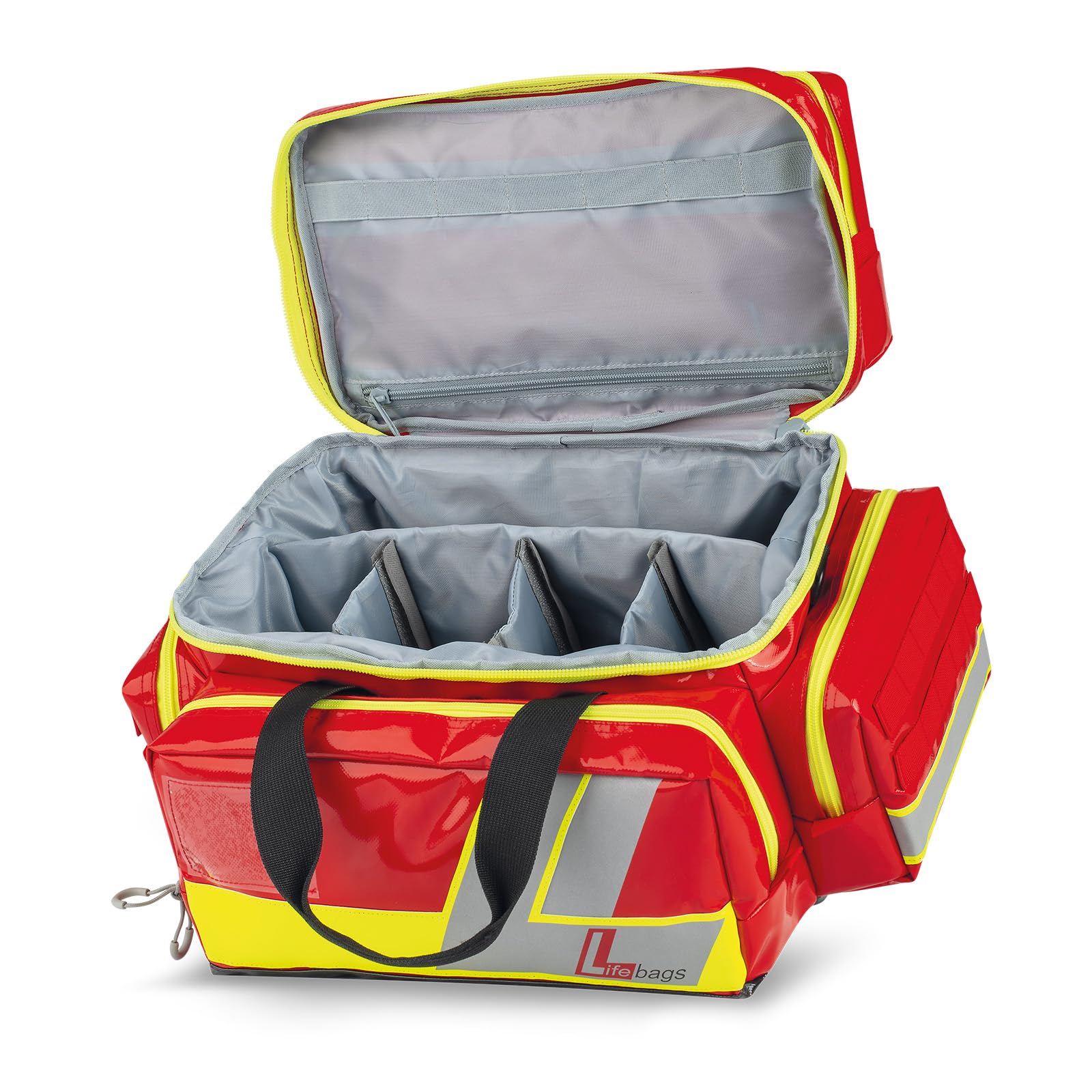 Söhngen Lifebag M (Erste Hilfe Rucksack für den Sport, Farbe rot, bestückt, Erste-Hilfe-Kit, Notfallausrüstung) 0405050