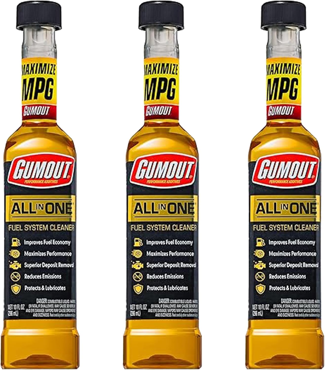 【公式】 GUMOUT 「ガムアウト オールインワン」 (ガソリン用 燃料添加剤) エンジンクリーナー (1本)