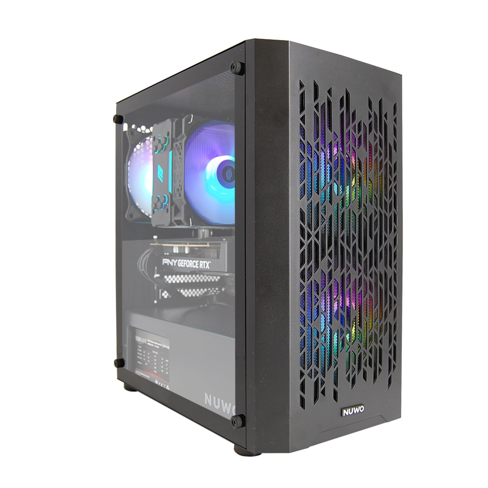 EXTREMEBIT PC Gaming Computer da Gioco Assemblato, Processore Core i5-9400, Memoria RAM 16GB DDR4, Disco SSD 1TB NVMe, Scheda Video Nvidia GeForce RTX 5050 8GB GDDR6, Win 11 PRO (Nero)