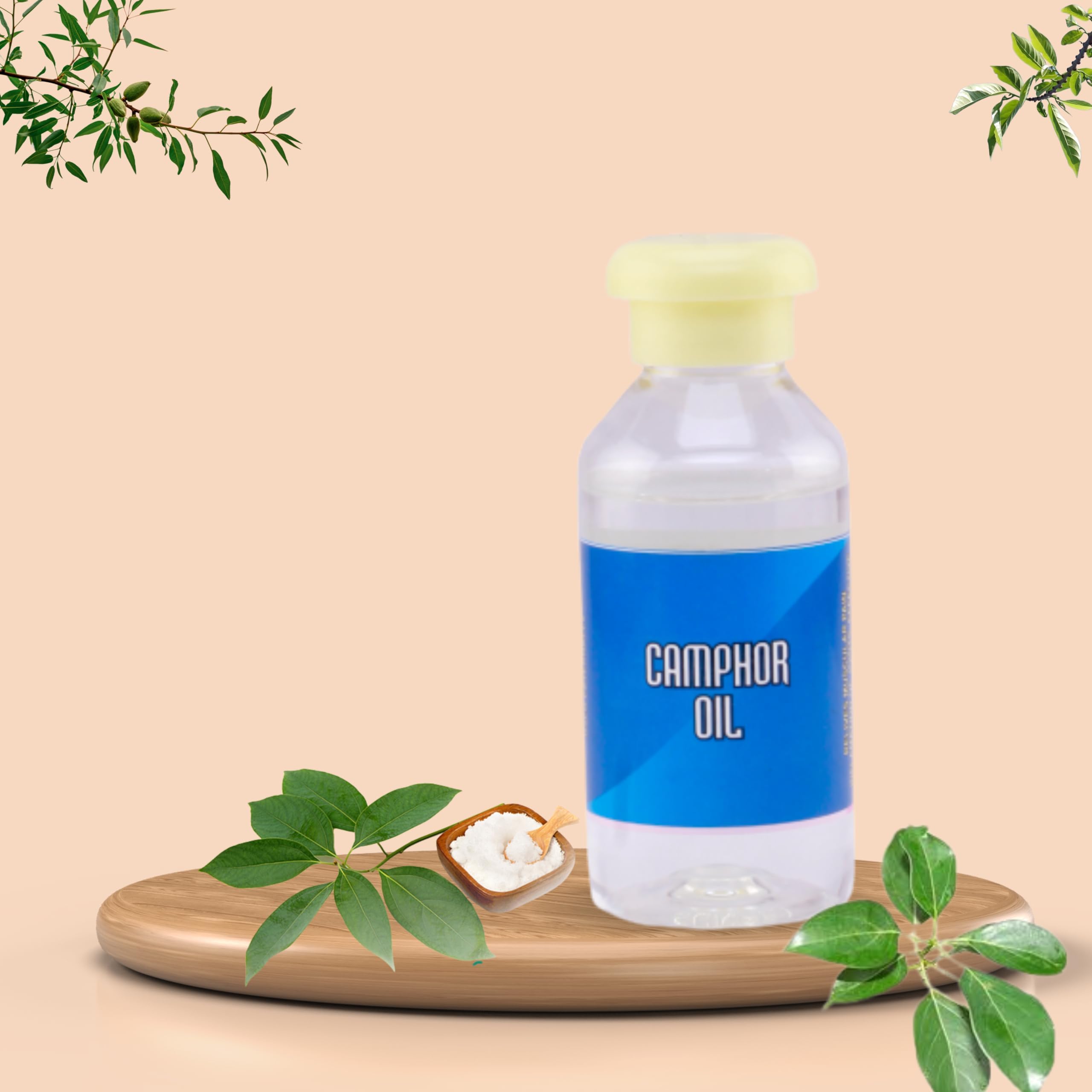 OotyMade.com Nilgiris Camphor Essential Oil - 200 ml | Pure Kapoor Oil for Bath, Diffusers, Home Fragrance & Aromatherapy | Original Kapur Tel for Relaxation & Wellness
