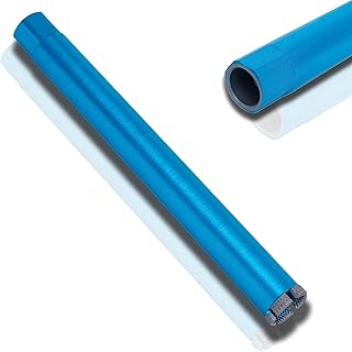 HBKEEN 2 Inch Wet Diamond Core Drill Bits, 14" Drilling Depth Core Drill Bits, 1-1/4"-7 Thread Core Drill Bits for Concrete, Reinforced Concrete, Brick, Block, Core Bit with Laser-Welded Mesh Segments for Fast Longer Life, Concrete Core Drill Bits for Hand Held Drill, Drilling Machine (2 inch)