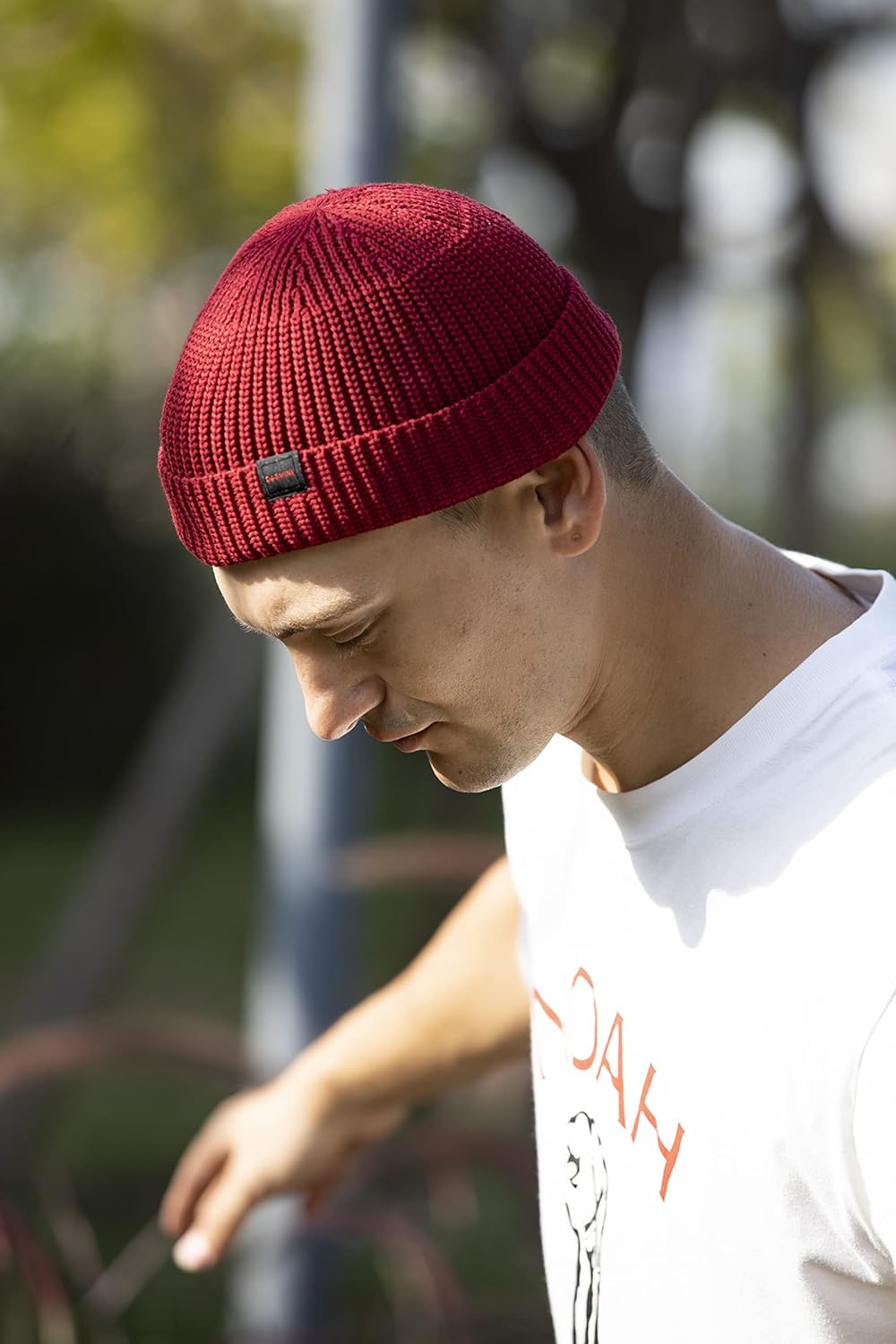 2 Pack Fisherman Beanie Hats for Men Women,Knit Trawler Skull Cap,Watch Cap,Spring Fall Winter Warm Short Hats - Image 2