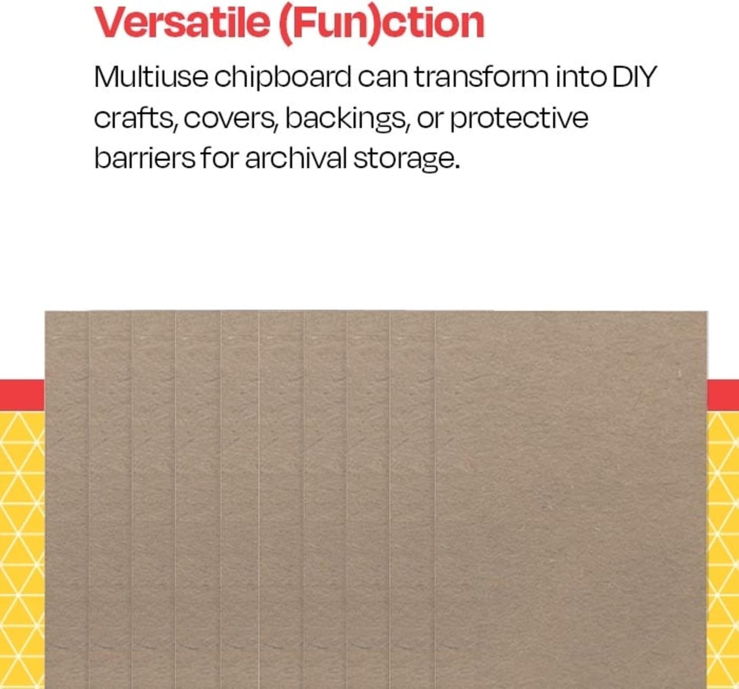 Roselle Paper Inc Gray Chipboard - 19 x 26 - 10-Ply - Pack of 10