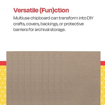 School Smart NBD40263810-5987 Roselle Multi-Purpose Smooth Surface Chipboard, 26 x 38 Size, 10 Ply Thickness, Gray