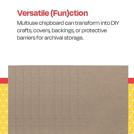 School Smart NBD40263810-5987 Roselle Multi-Purpose Smooth Surface Chipboard, 26 x 38 Size, 10 Ply Thickness, Gray
