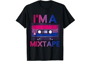 BiPride Retro Cassette Bi Gift T-Shirt