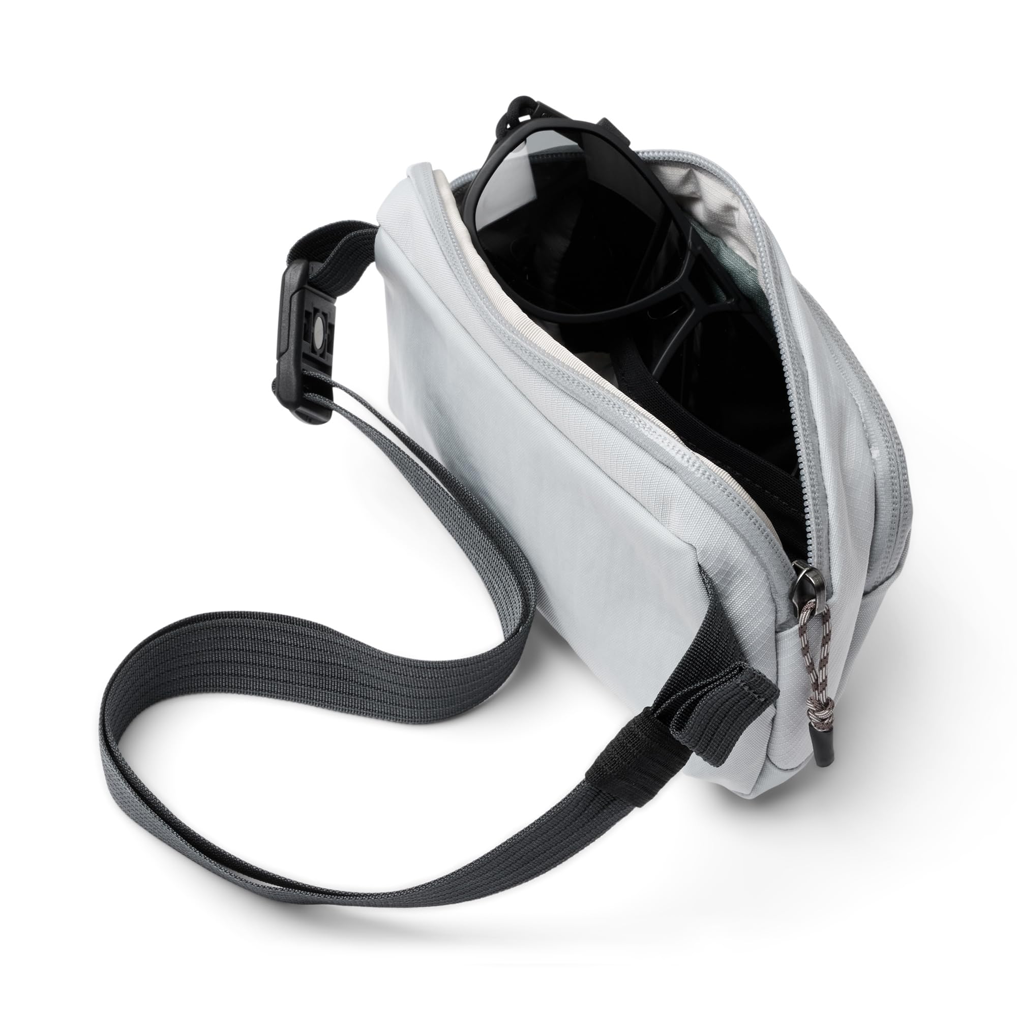 Bellroy Venture Hip Pack, Riñonera bandolera - Fog | Riñonera bandolera 1.5L para móvil, cartera y básicos del día a día